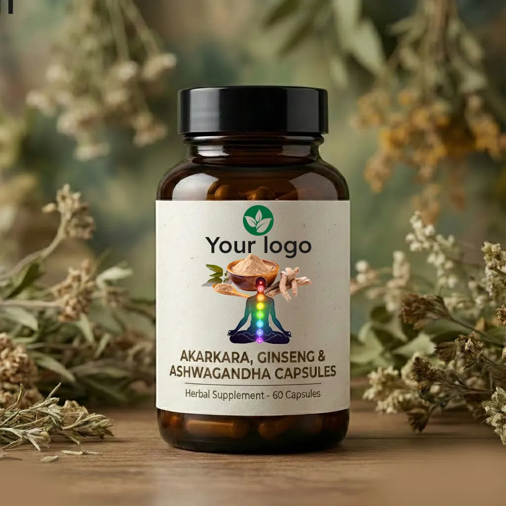 Akarkara, Ginseng & Ashwagandha Capsule