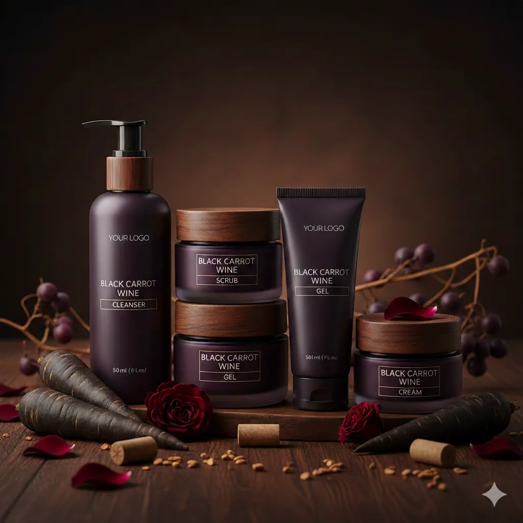 Black Carrot Wine Facial Kit