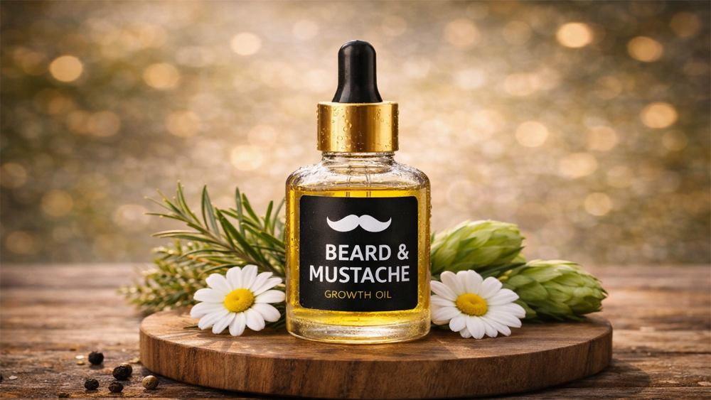 Beard Mustacahe Growth Oil