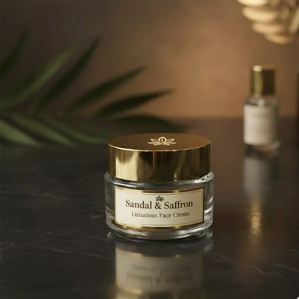 Sandal Saffron Cream